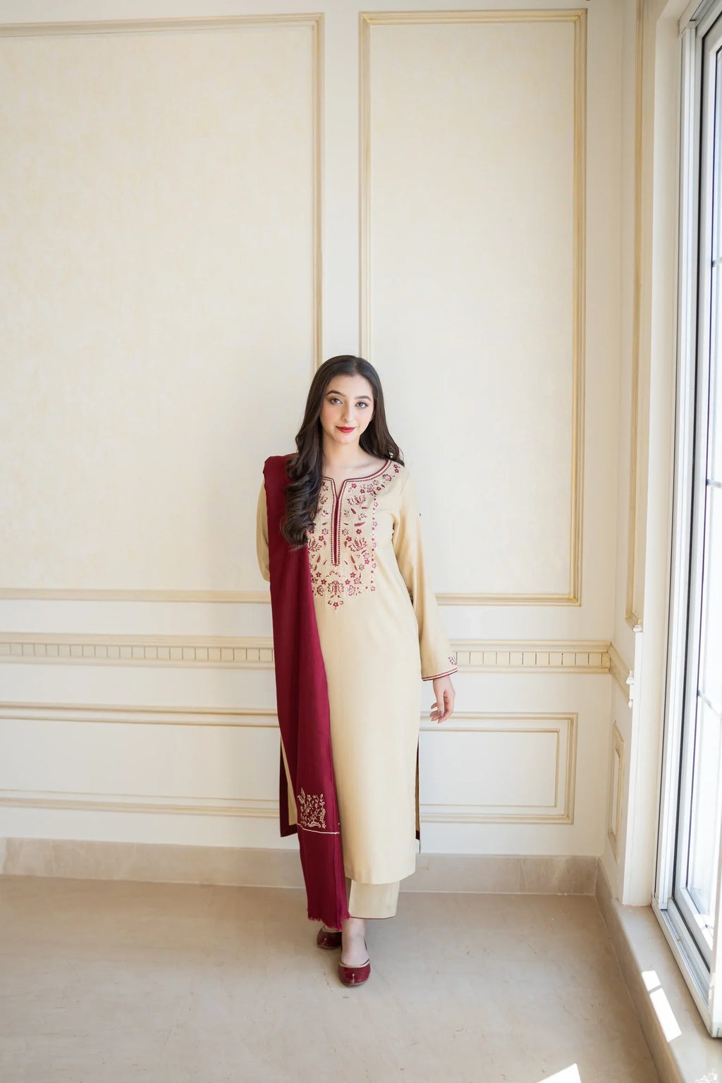 PREMIUM WINTER DHANAK EMBROIDERED