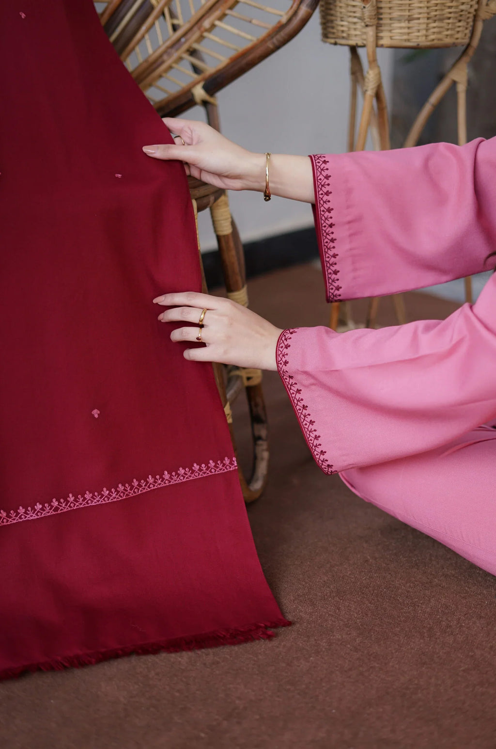 PREMIUM WINTER DHANAK EMBROIDERED