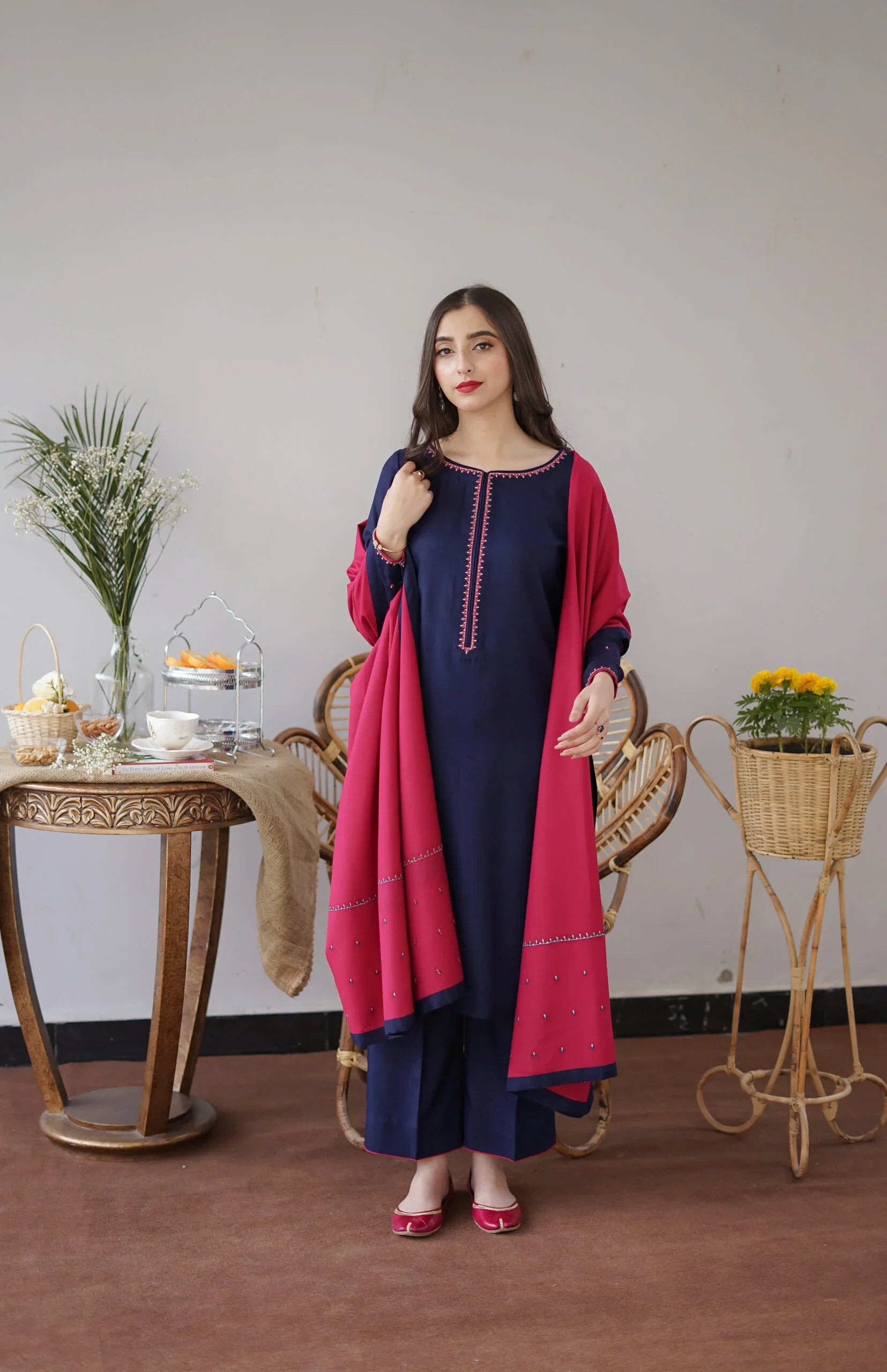 PREMIUM WINTER DHANAK EMBROIDERED