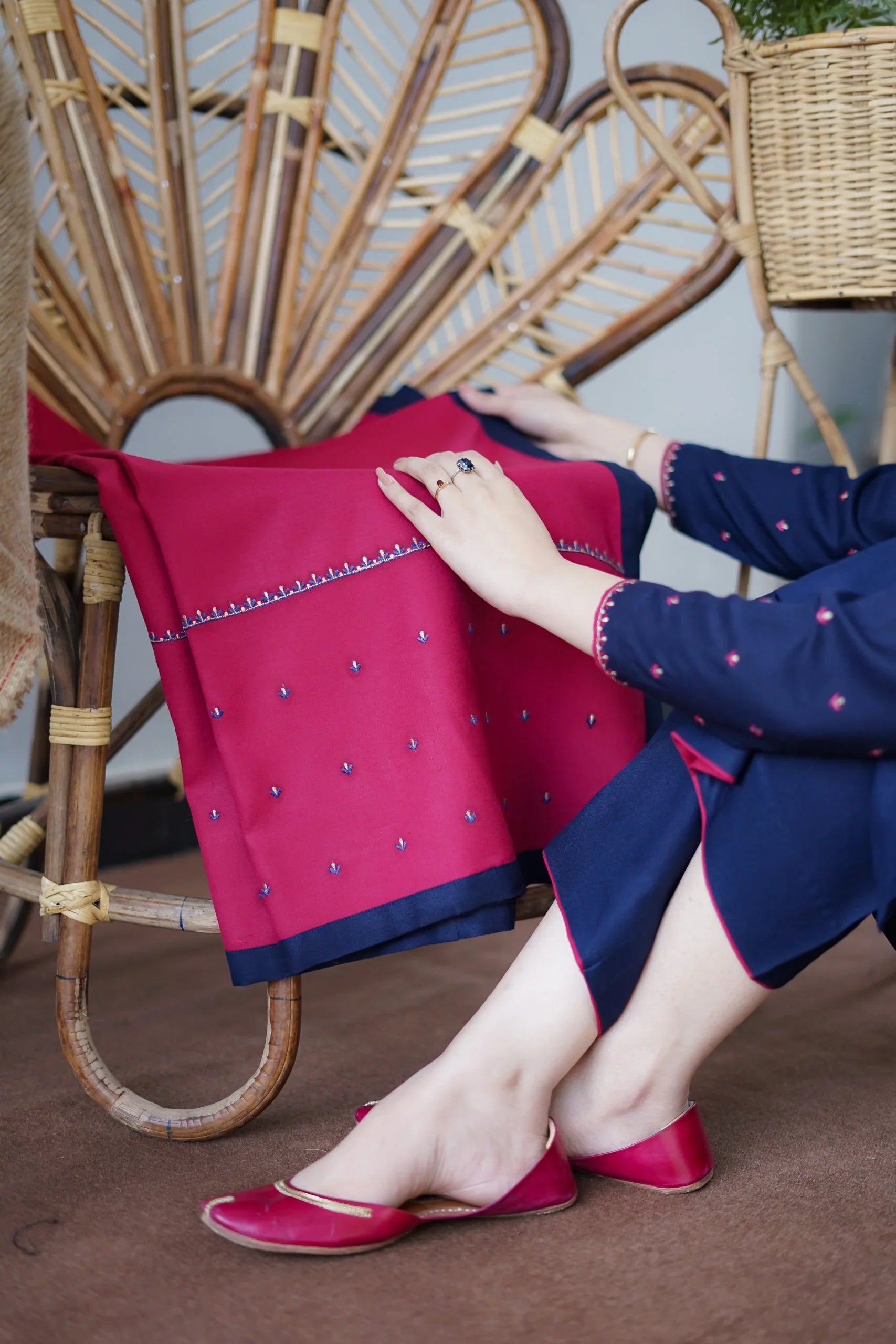 PREMIUM WINTER DHANAK EMBROIDERED