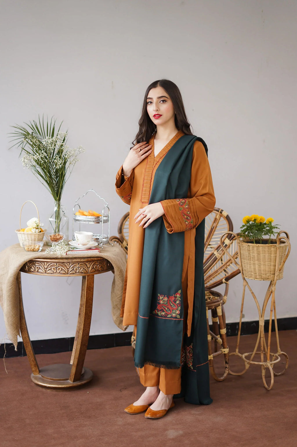 PREMIUM WINTER DHANAK EMBROIDERED
