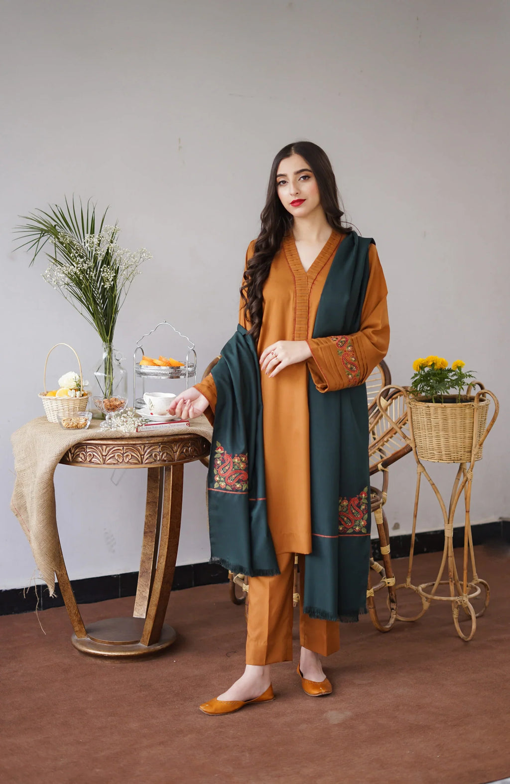 PREMIUM WINTER DHANAK EMBROIDERED