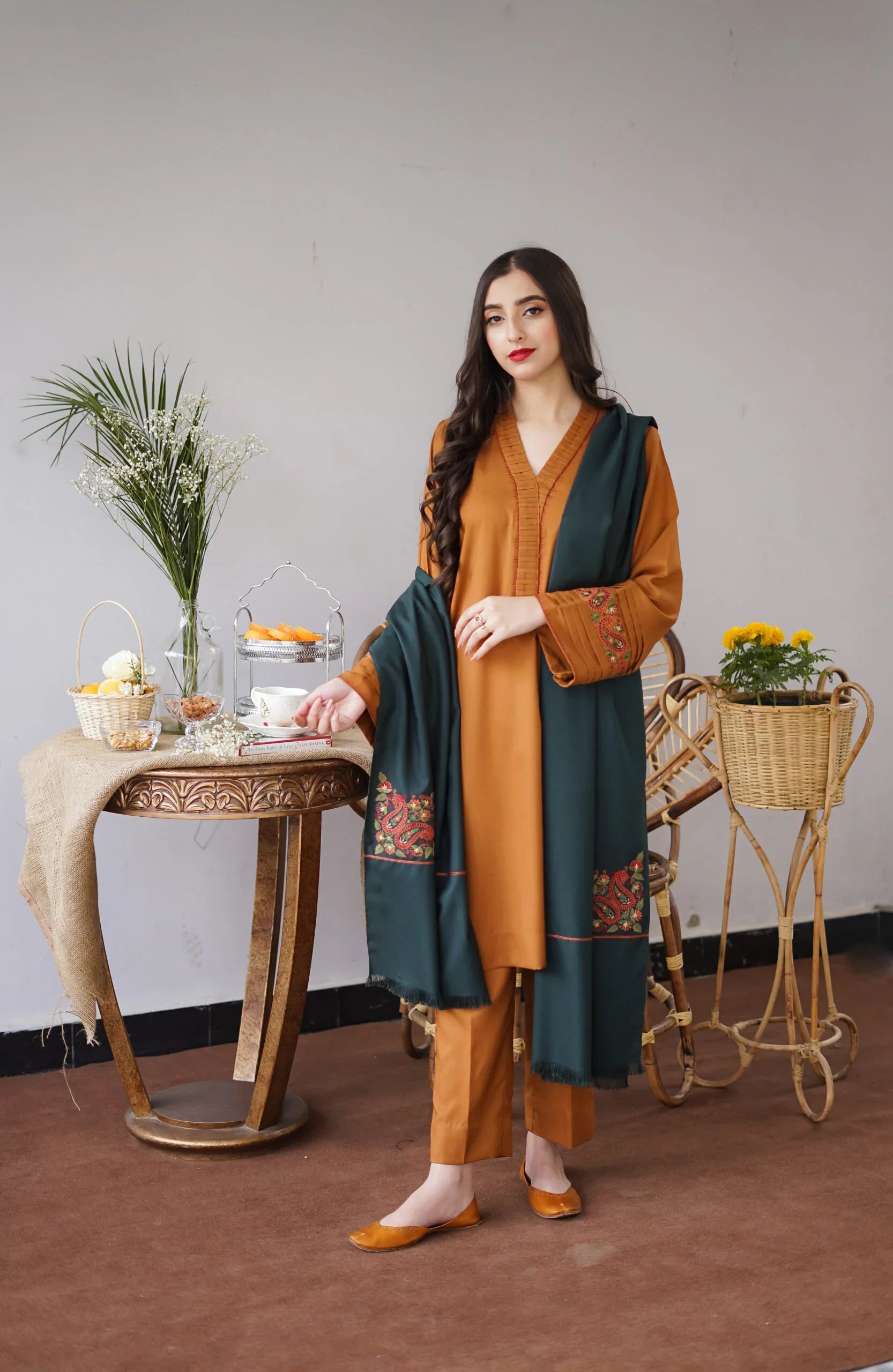 PREMIUM WINTER DHANAK EMBROIDERED