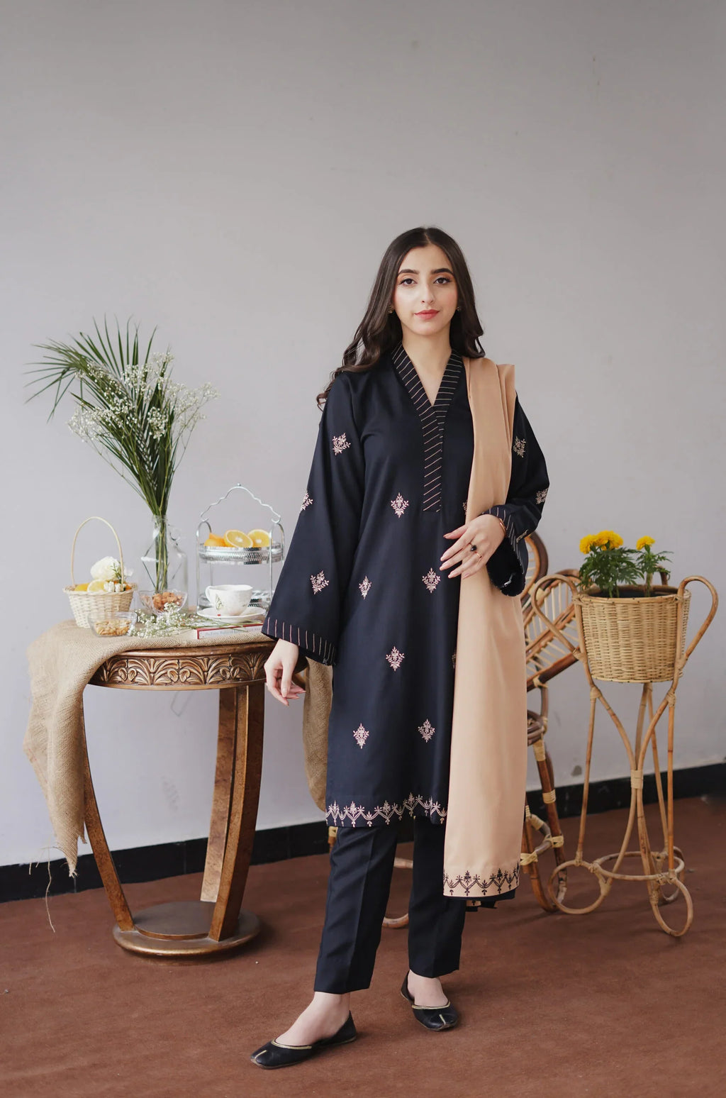 PREMIUM WINTER DHANAK EMBROIDERED