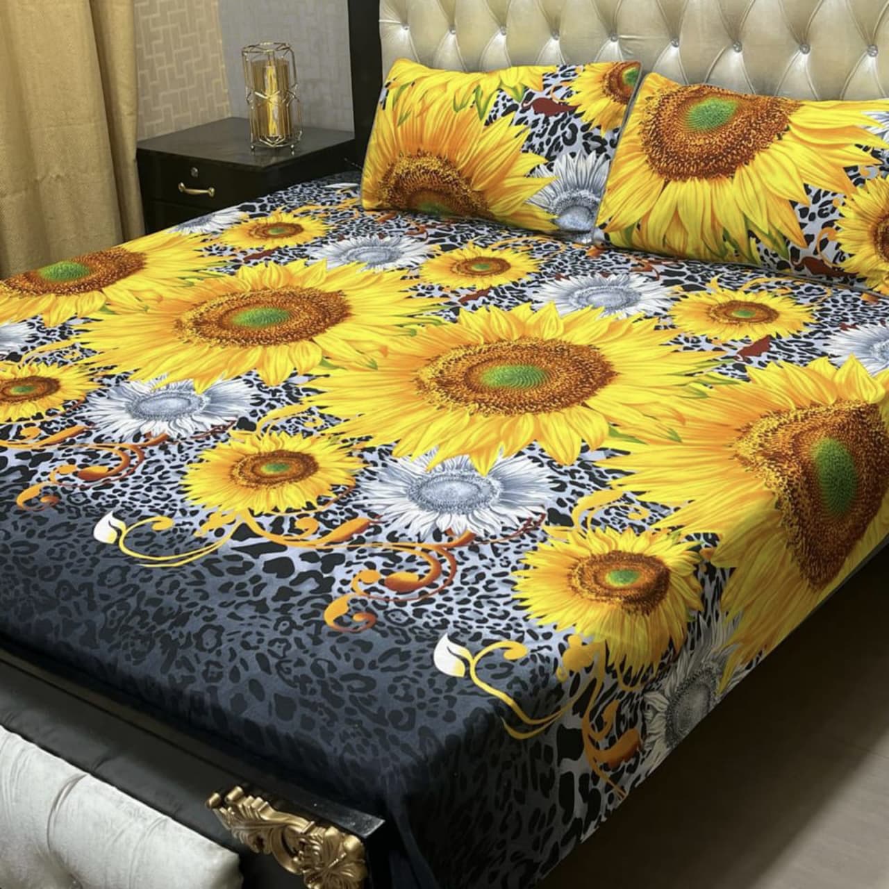 Crystal cotton Double Bedsheet