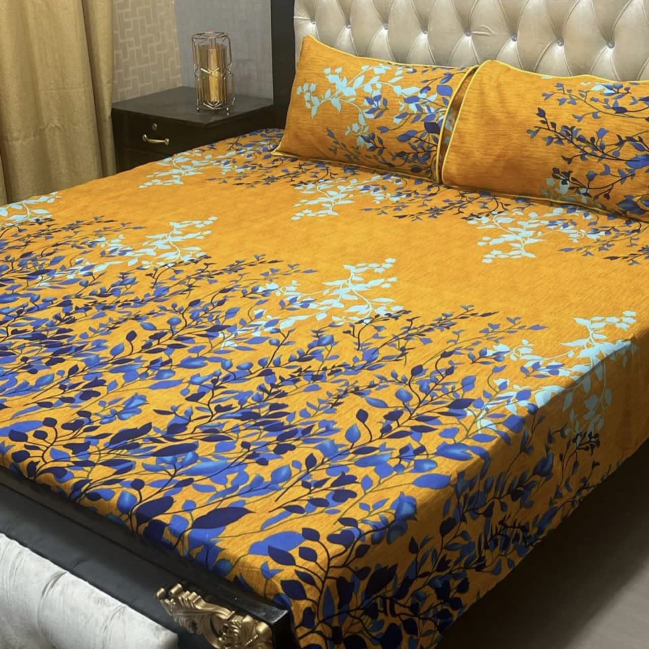 Crystal cotton Double Bedsheet