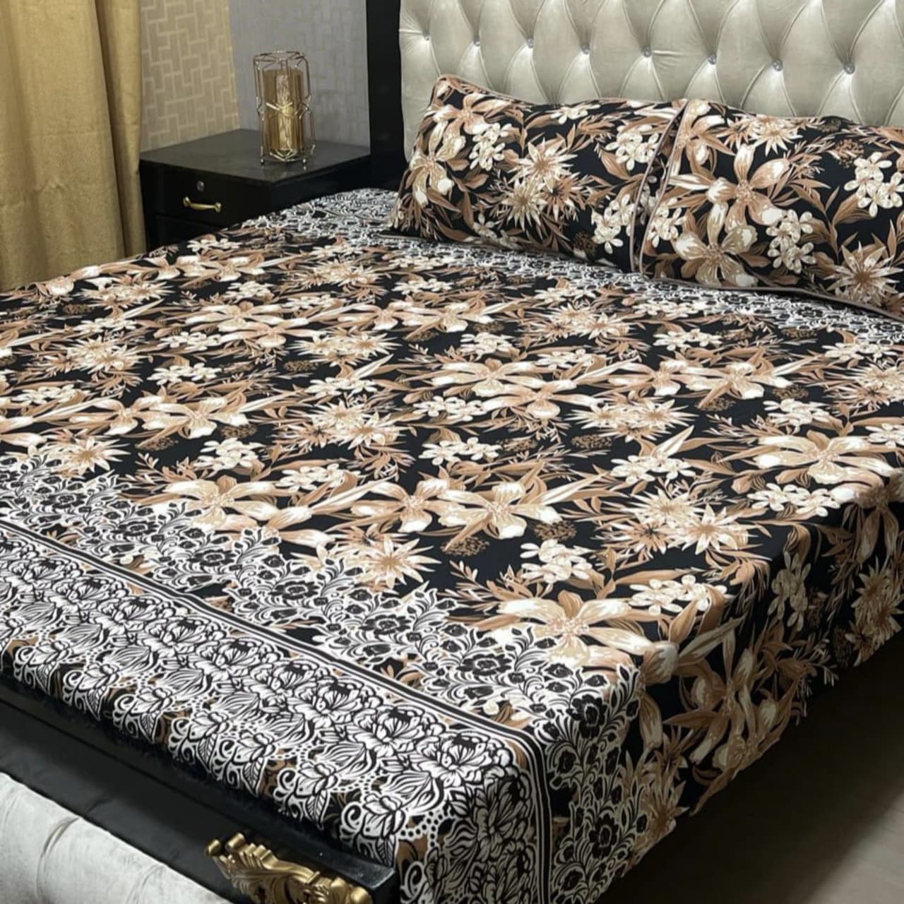 Crystal cotton Double Bedsheet