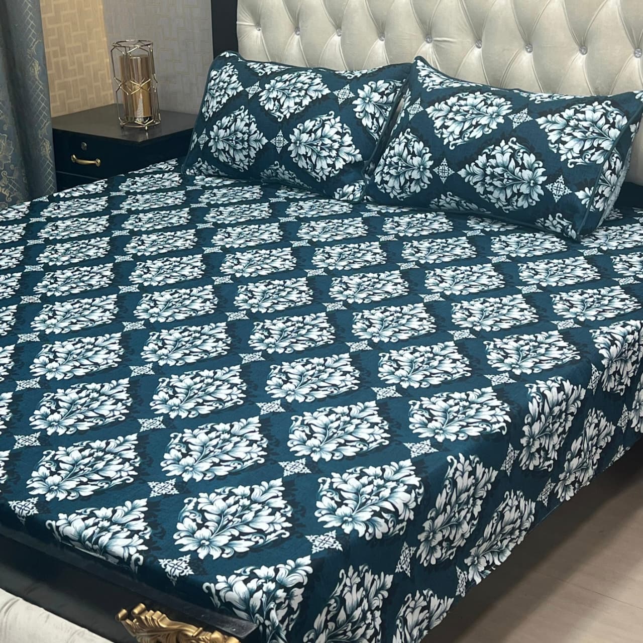 Crystal cotton Double Bedsheet