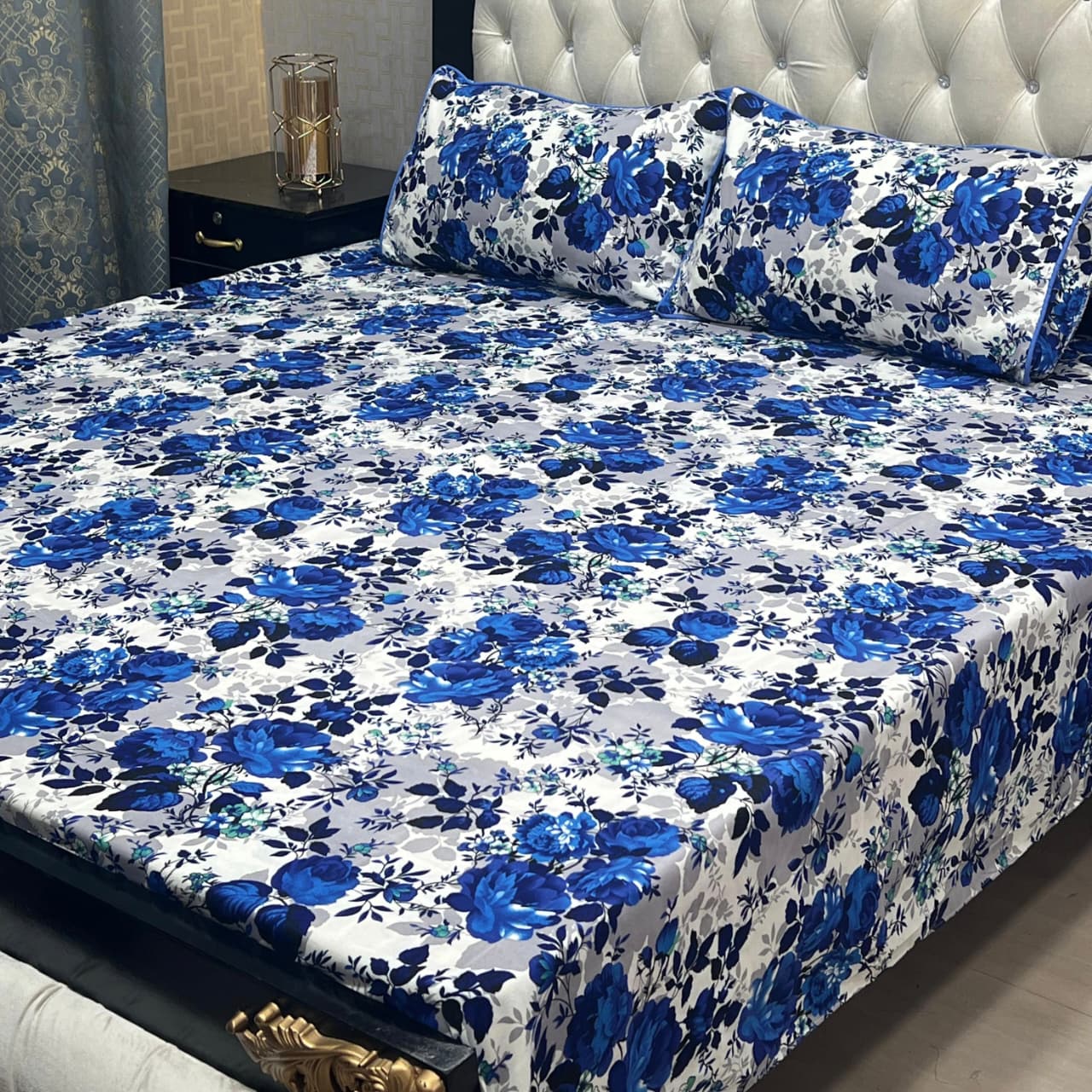 Crystal cotton Double Bedsheet