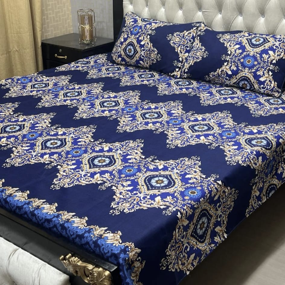 Crystal cotton Double Bedsheet