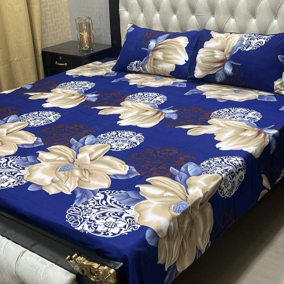 Crystal cotton Double Bedsheet