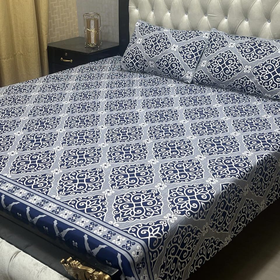 Crystal cotton Double Bedsheet