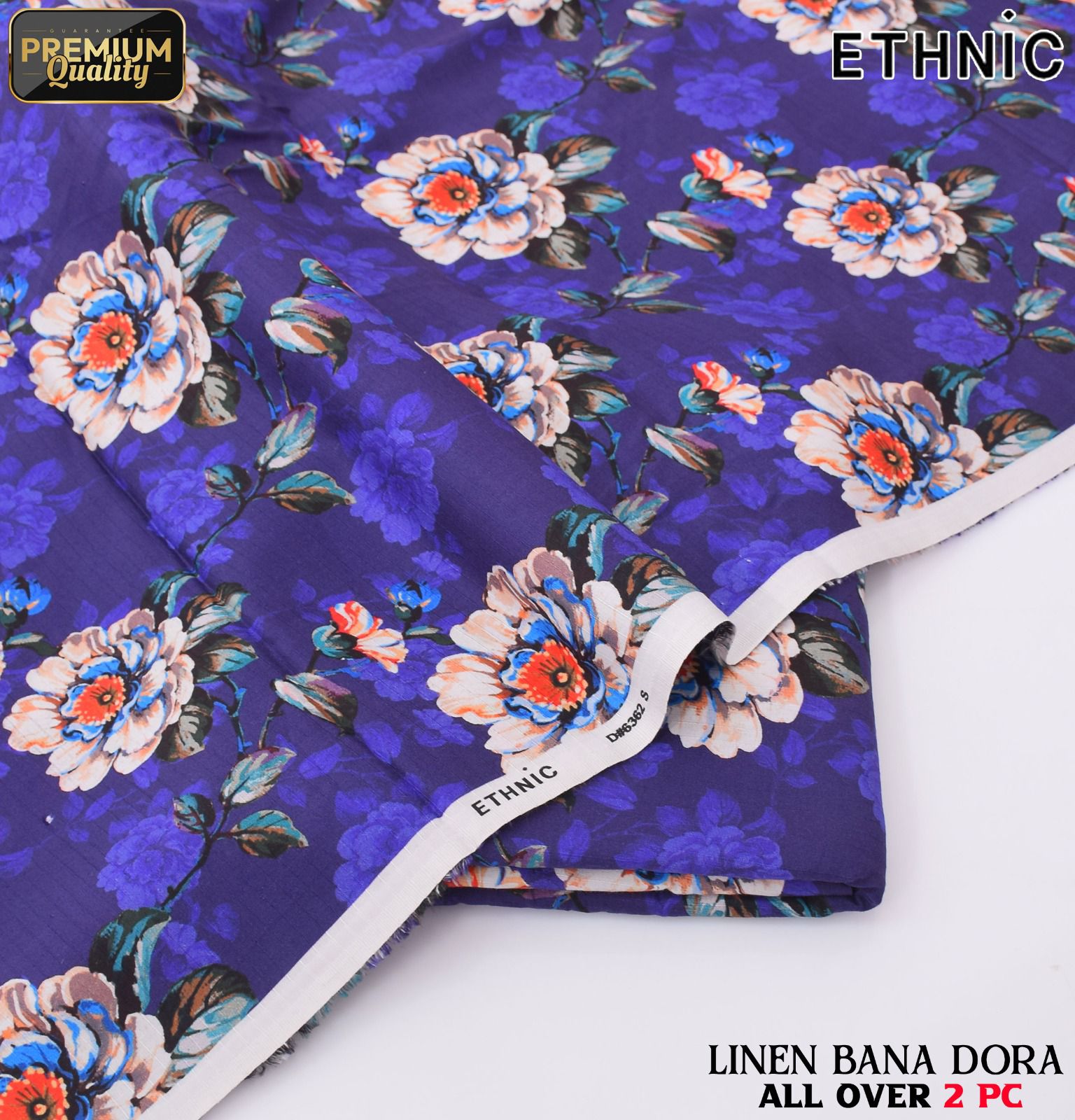 Ethnic+Iznik+Gul Ahmed Airjet Linen Bana Dora 2-Piece Suit