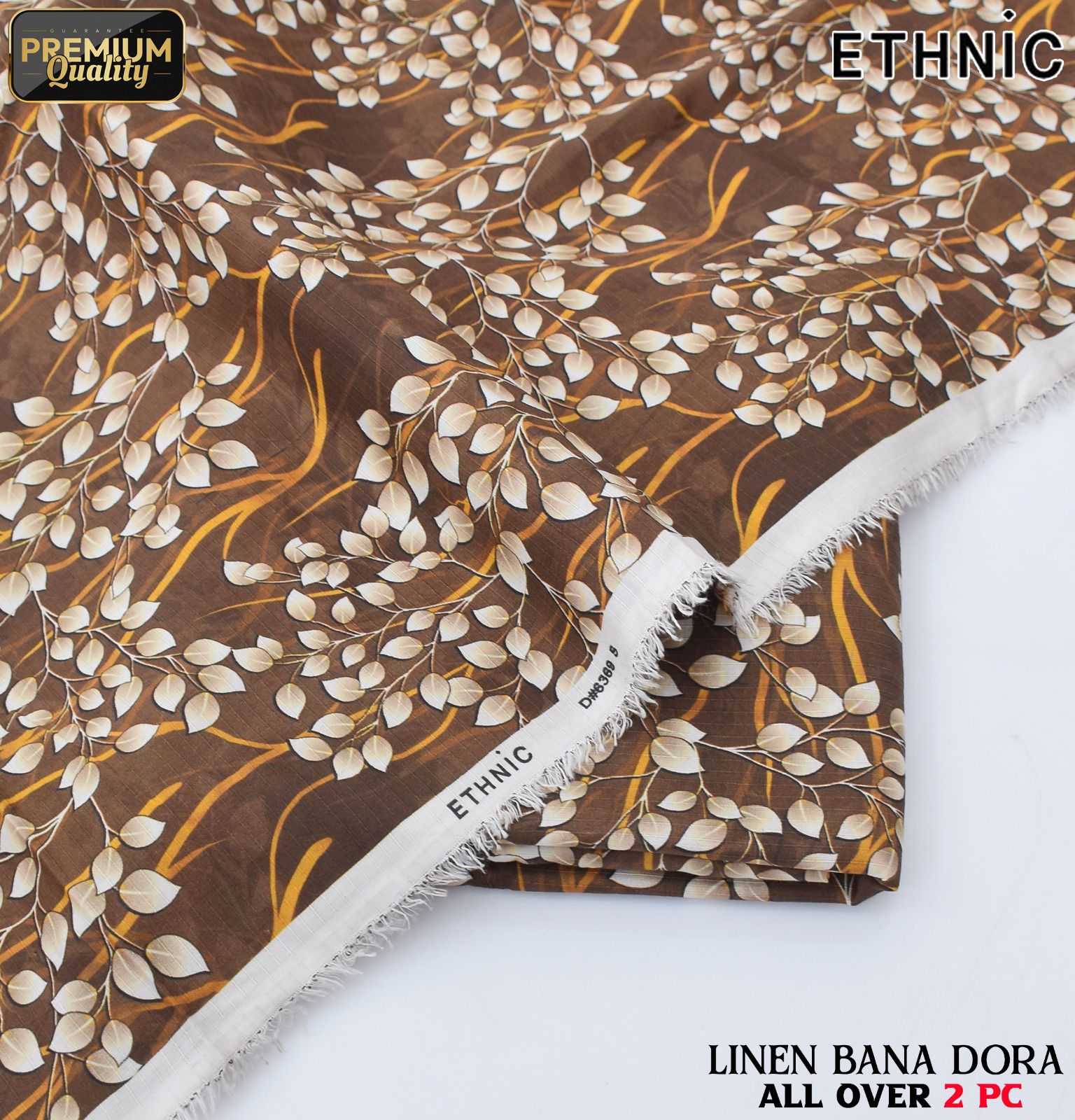Ethnic+Iznik+Gul Ahmed Airjet Linen Bana Dora 2-Piece Suit