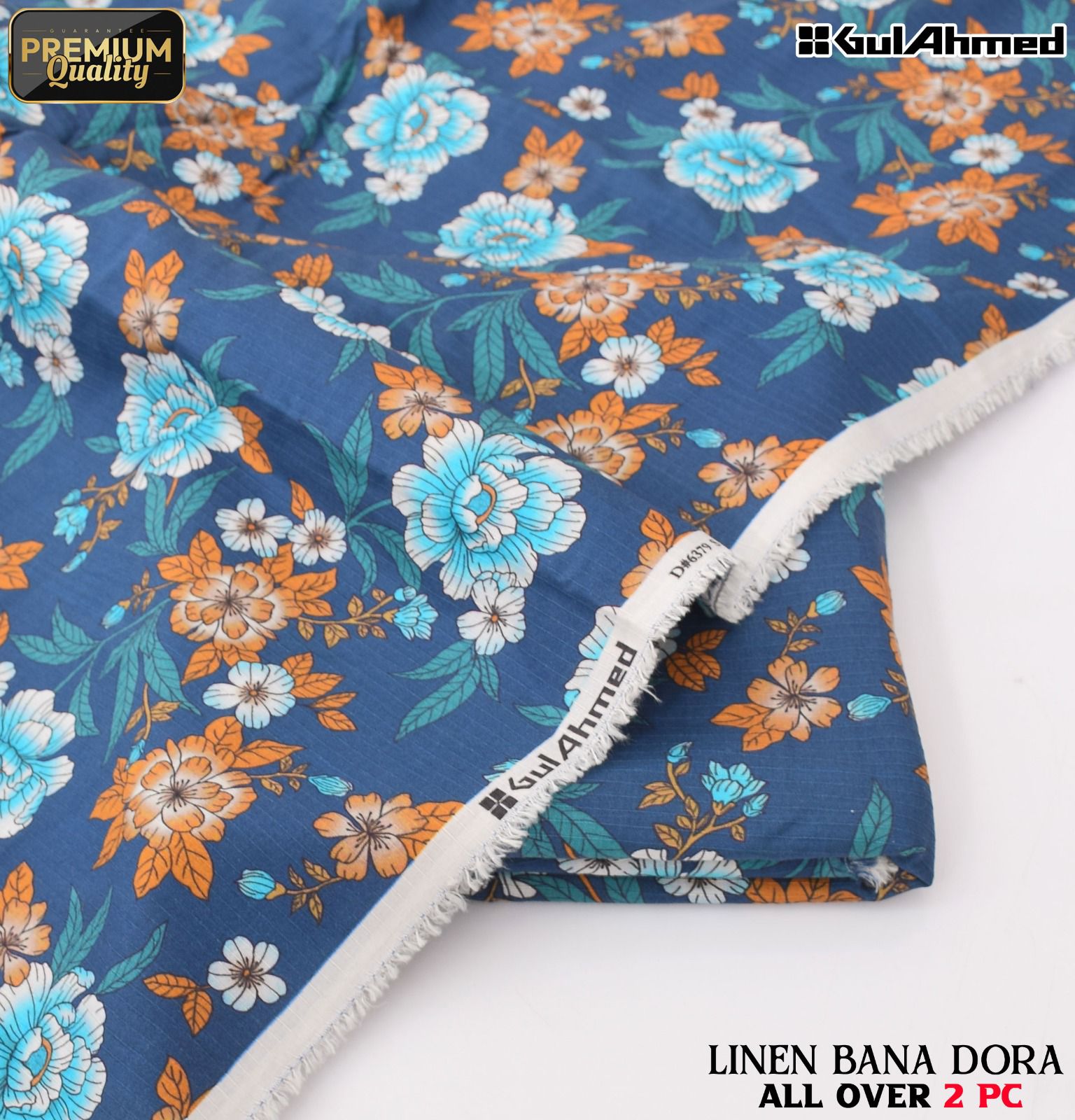 Ethnic+Iznik+Gul Ahmed Airjet Linen Bana Dora 2-Piece Suit