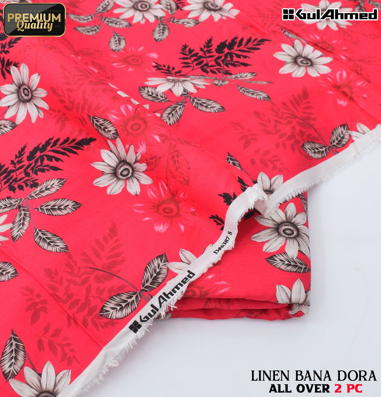 Ethnic+Iznik+Gul Ahmed Airjet Linen Bana Dora 2-Piece Suit