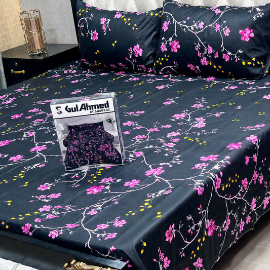 GIFT PACK 3-Piece Cotton Mix Bedsheet Set
