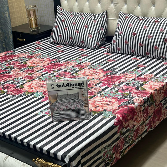 GIFT PACK 3-Piece Cotton Mix Bedsheet Se