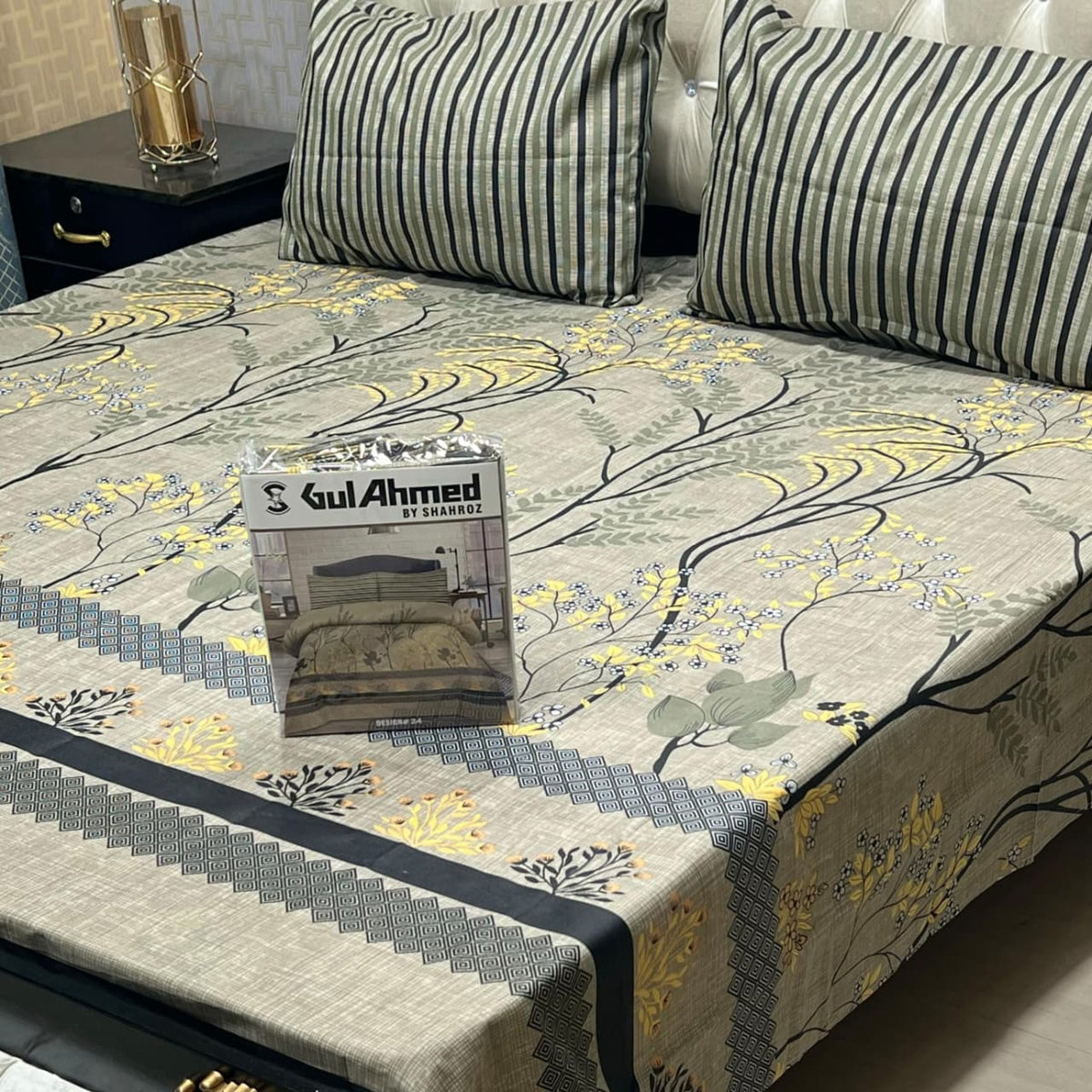 GIFT PACK 3-Piece Cotton Mix Bedsheet Set