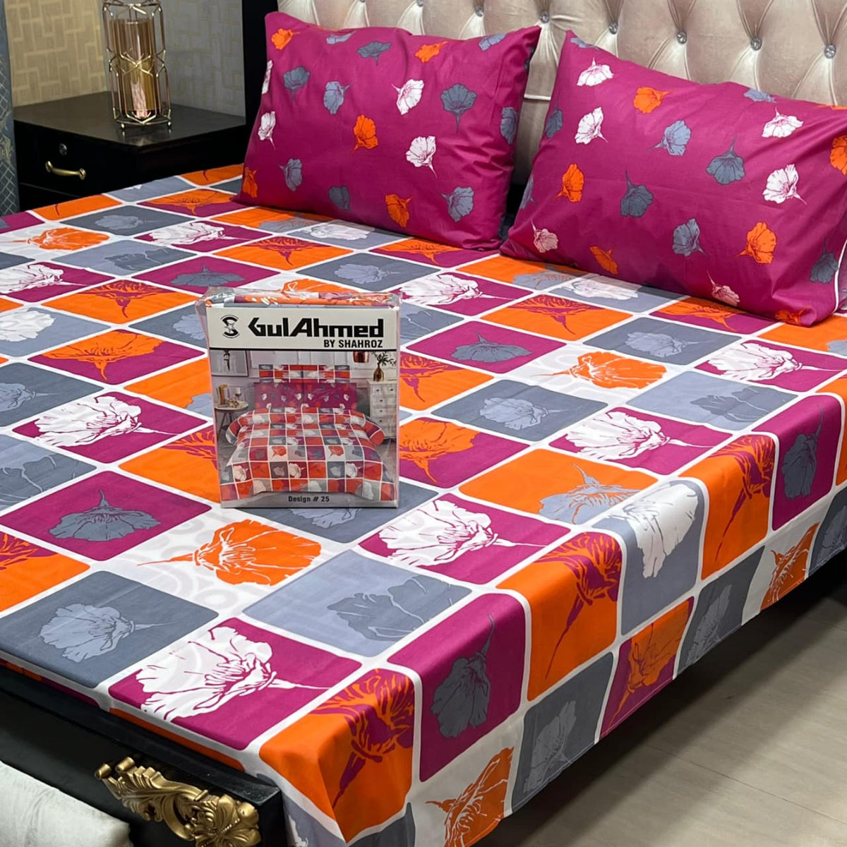 GIFT PACK 3-Piece Cotton Mix Bedsheet Set