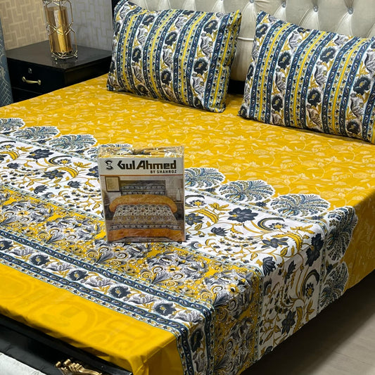 GIFT PACK 3-Piece Cotton Mix Bedsheet Set