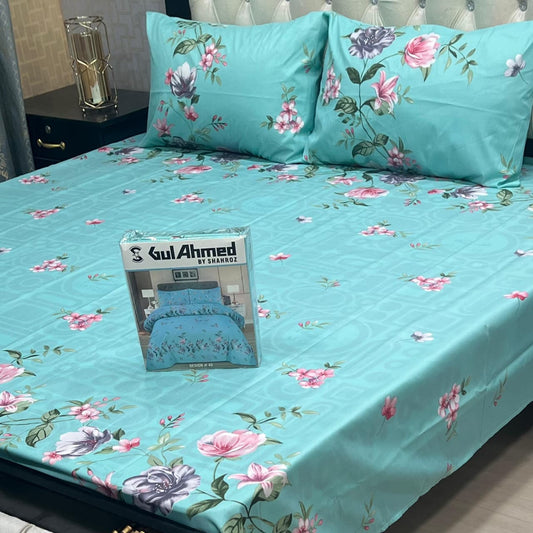 GIFT PACK 3-Piece Cotton Mix Bedsheet Set