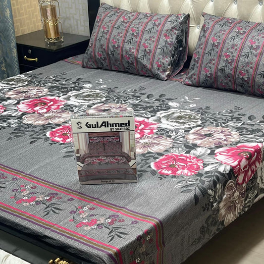 GIFT PACK 3-Piece Cotton Mix Bedsheet Set