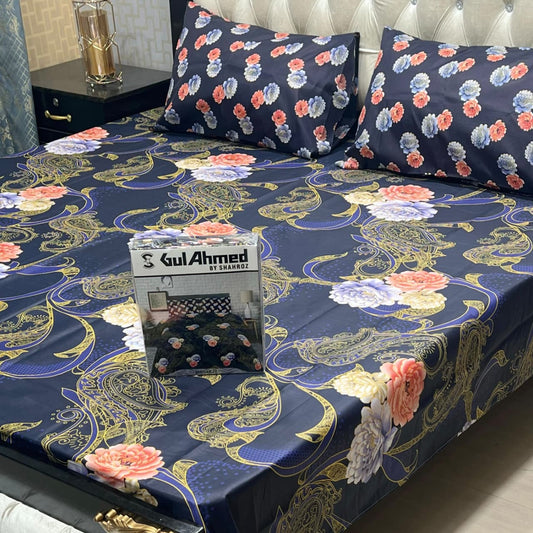 GIFT PACK 3-Piece Cotton Mix Bedsheet Set