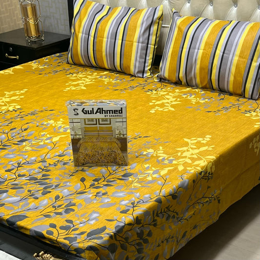 GIFT PACK 3-Piece Cotton Mix Bedsheet Set