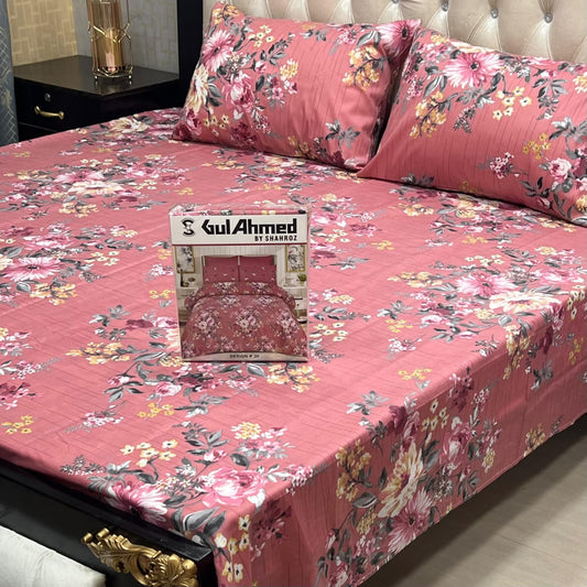 GIFT PACK 3-Piece Cotton Mix Bedsheet Set