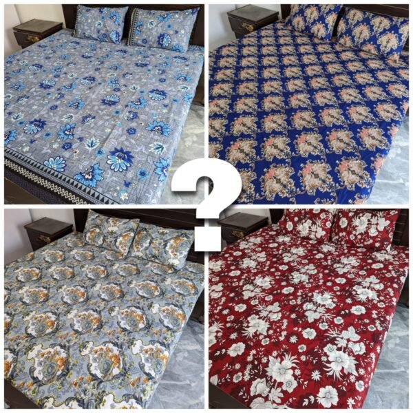 SALONIKA BEDSHEETS RANDOM COLOURS