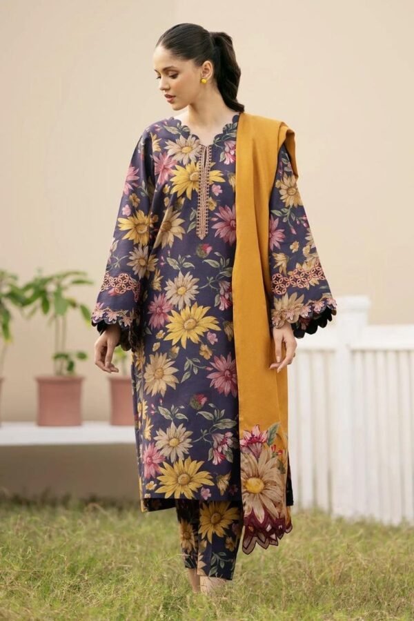 Baroque Karandi 3 Piece Printed